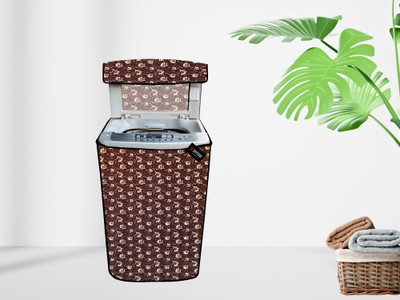 SHYMOR Top Loading Washing Machine  Cover(Width: 59 cm, Brown & Yellow)