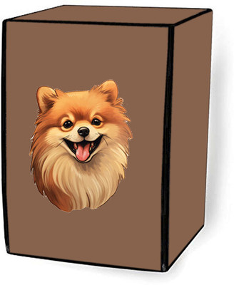Delideal Front Loading Washing Machine  Cover(Width: 55 cm, Beige)