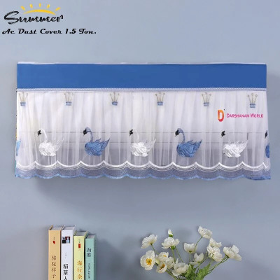 DARSHANAM WORLD Air Conditioner  Cover(Width: 97 cm, blue)