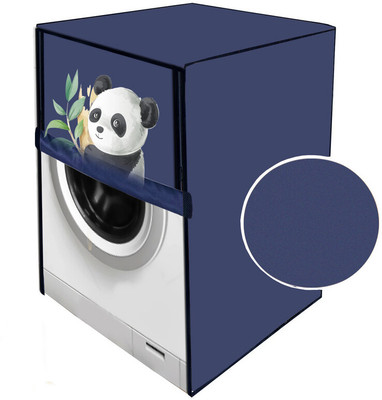 JM Homefurnishings Front Loading Washing Machine  Cover(Width: 69 cm, Blue)