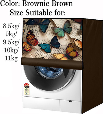 Declooms Front Loading Washing Machine  Cover(Width: 63.5 cm, Brown)