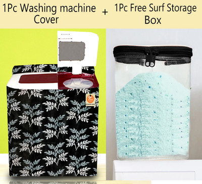 Kanushi Industries Semi-Automatic Washing Machine  Cover(Width: 78 cm, Black)