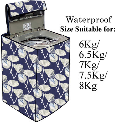 Declooms Top Loading Washing Machine  Cover(Width: 61 cm, Navy Blue)