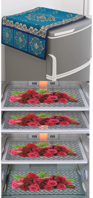 DPA Collection Refrigerator  Cover(Width: 53 cm, Maroon)