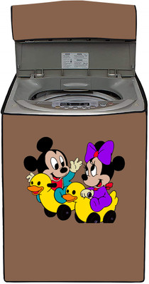 ME AND ME Front Loading Washing Machine  Cover(Width: 67 cm, Beige, Yellow)