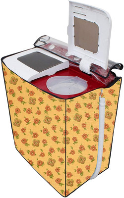 Crosia Craft Semi-Automatic Washing Machine  Cover(Width: 82 cm, Yellow)
