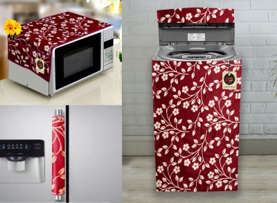 Comfort House Top Loading Washing Machine  Cover(Width: 58.42 cm, Maroon)