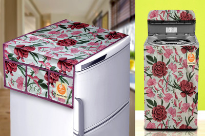 Kanushi Industries Top Loading Washing Machine  Cover(Width: 55 cm, Maroon)