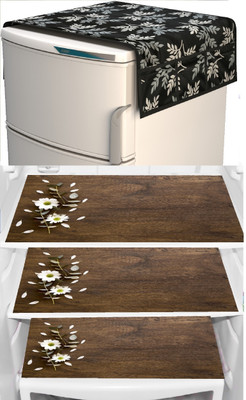 REVEXO Refrigerator  Cover(Width: 20 cm, Multicolor)