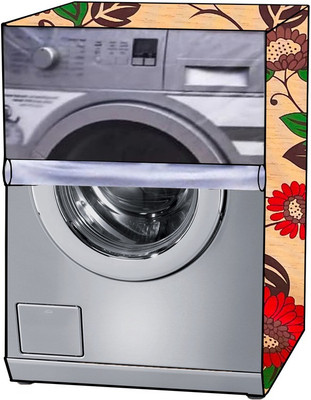 KVAR Front Loading Washing Machine  Cover(Width: 62 cm, TRANSPARENT, Brown)