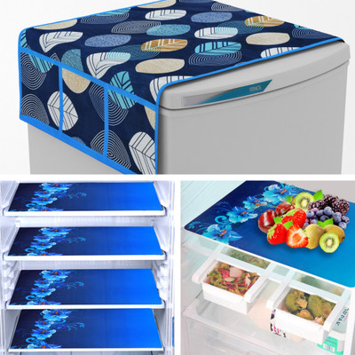 rulit Fridge Mat(Width: 30 cm, Blue)