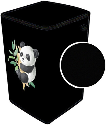 JM Homefurnishings Top Loading Washing Machine  Cover(Width: 69 cm, Black)
