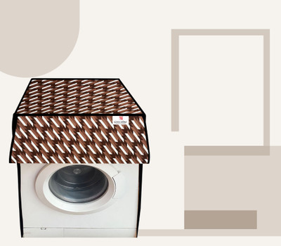 GURU-ISHMA Front Loading Washing Machine  Cover(Width: 60.96 cm, Black, Steel)