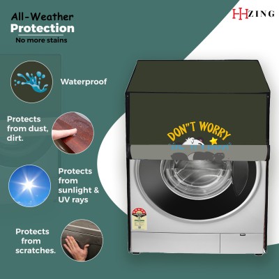 Hizing Front Loading Washing Machine  Cover(Width: 63 cm, Green)