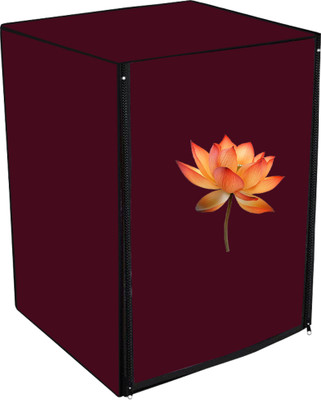 Adira Front Loading Washing Machine  Cover(Width: 61 cm, Maroon)
