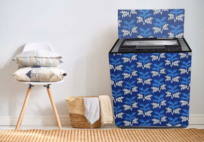 REVEXO Top Loading Washing Machine  Cover(Width: 55 cm, Blue, White)