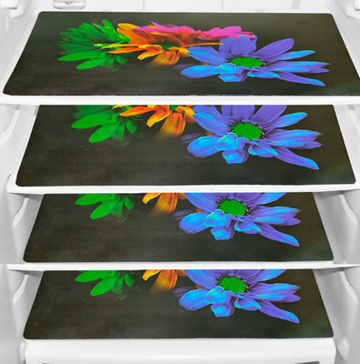 TORODINEART Fridge Mat(Width: 43 cm, Multicolor)