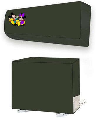 ME AND ME Air Conditioner  Cover(Width: 95.6 cm, Green)
