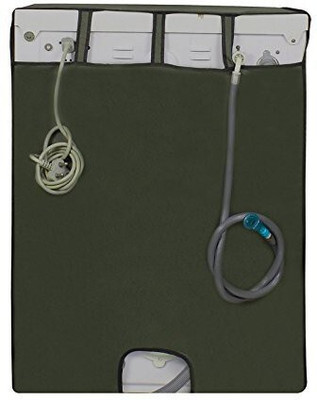Decorly Furnishing Front Loading Washing Machine  Cover(Width: 66.04 cm, Green)