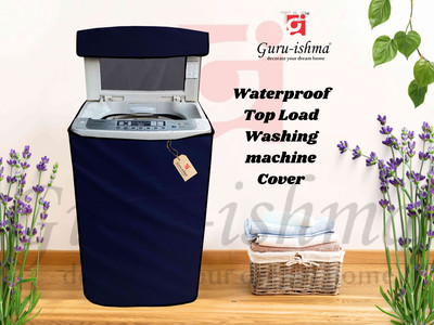GURU ISHMA Top Loading Washing Machine  Cover(Width: 66.04 cm, Blue)