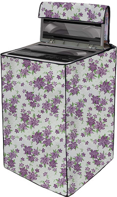 Glory Care Top Loading Washing Machine  Cover(Width: 58 cm, Purple & White)