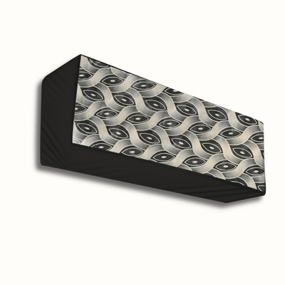 Priyabhakta Air Conditioner  Cover(Width: 29.21 cm, Split Indoor AC Cover Unit for 1 Ton, Black)