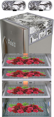 DPA Collection Refrigerator  Cover(Width: 54 cm, Maroon)