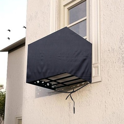 AG Creations Air Conditioner  Cover(Width: 63.5 cm, Black)