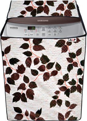 AAVYA UNIQUE FASHION Top Loading Washing Machine  Cover(Width: 63.7 cm, Cream,Brown)