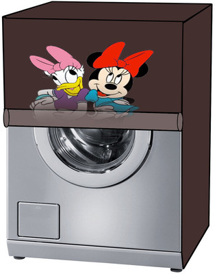 KVAR Front Loading Washing Machine  Cover(Width: 61 cm, Brown)
