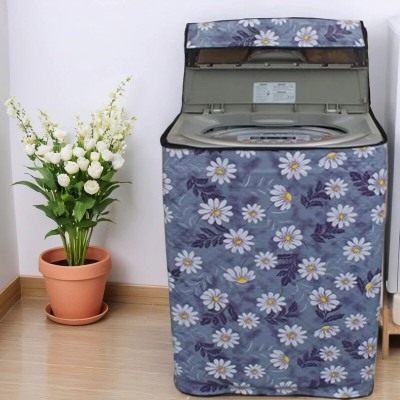 Creadcraft Top Loading Washing Machine  Cover(Width: 58.42 cm, Blue)