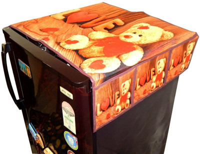 LooMantha Refrigerator  Cover(Width: 55 cm, MUlticolor)