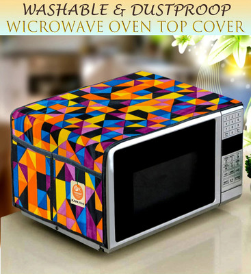KANUSHI Microwave Oven  Cover(Width: 86 cm, Black, Purple)