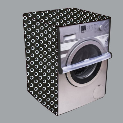 Nitasha Front Loading Washing Machine  Cover(Width: 64 cm, Grey, White, Green)