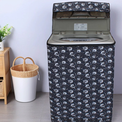 Trendy Rabbit Top Loading Washing Machine  Cover(Width: 58.42 cm, White, Grey)