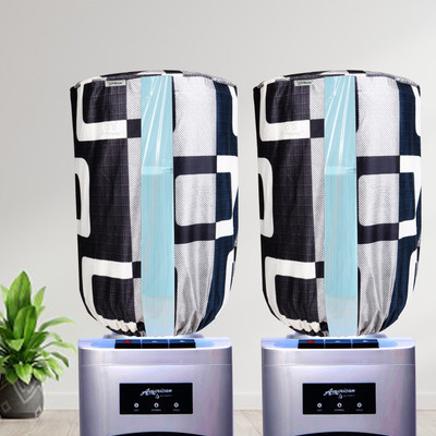 E-Retailer Water Dispenser  Cover(Width: 28 cm, 20L) With Elastic Closure And Water Level Indication, Pack of 2Pc (Black)