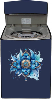 SO HOMEFURNISHING Top Loading Washing Machine  Cover(Width: 53.5 cm, Blue)