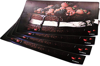 KUBER INDUSTRIES Fridge Mat(Width: 46 cm, Brown)
