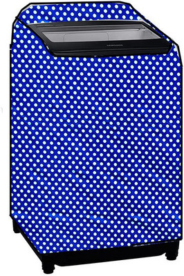 Delideal Top Loading Washing Machine  Cover(Width: 85 cm, Blue, White)