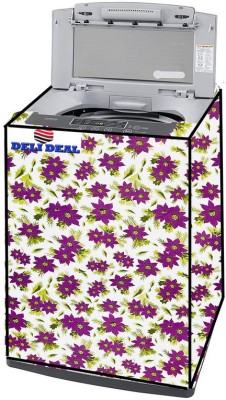 Delideal Top Loading Washing Machine  Cover(Width: 84 cm, Purple, White)