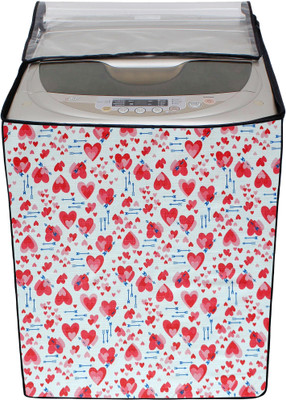 Crosia Craft Top Loading Washing Machine  Cover(Width: 66 cm, Red)