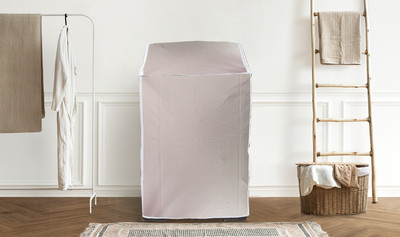 Deluxlane Top Loading Washing Machine  Cover(Width: 56 cm, Grey)