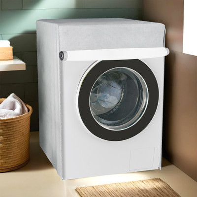 KUBER INDUSTRIES Front Loading Washing Machine  Cover(Width: 60 cm, Grey)