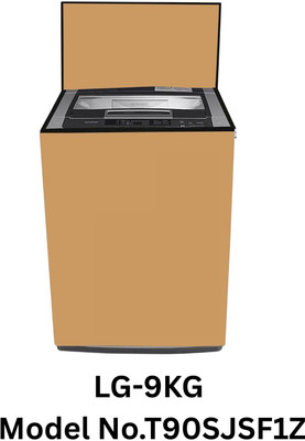 Elam Decor Top Loading Washing Machine  Cover(Width: 66 cm, Beige)