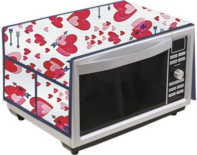JM Homefurnishings Microwave Oven  Cover(Width: 53 cm, Multicolor)