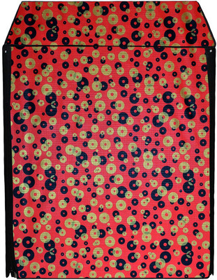 AAVYA UNIQUE FASHION Front Loading Washing Machine  Cover(Width: 63 cm, Red, Black)