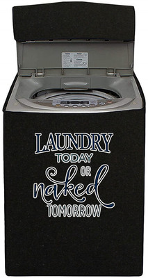 Archistylo Top Loading Washing Machine  Cover(Width: 71 cm, Black)