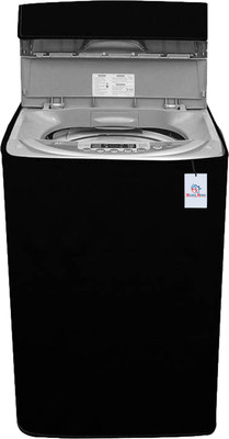 Heart Home Top Loading Washing Machine  Cover(Width: 60 cm, Black)