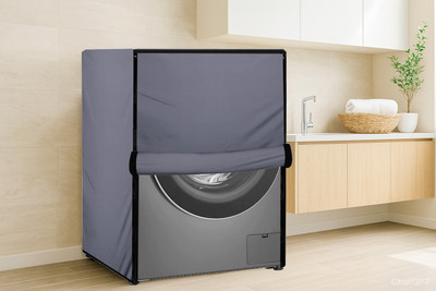 SVASTI Front Loading Washing Machine  Cover(Width: 60 cm, Grey)
