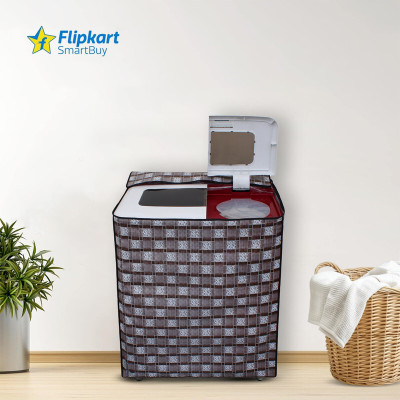 Flipkart SmartBuy Semi-Automatic Washing Machine  Cover(Width: 89 cm, Grey)